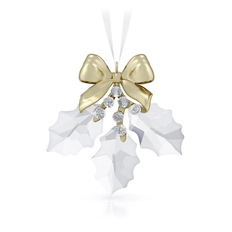 Swarovski Holiday Magic - Holly Leaves Ornament image number 0
